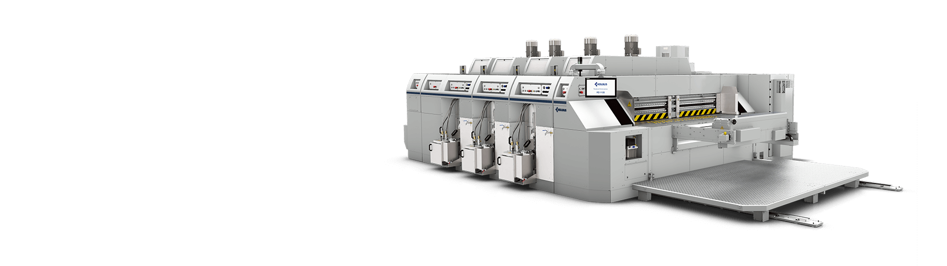 Ligne d’impression flexo et découpe rotative RD 115S